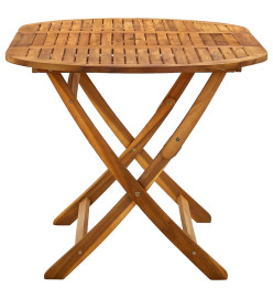 Table de jardin pliable 160x85x75 cm Bois d'acacia massif