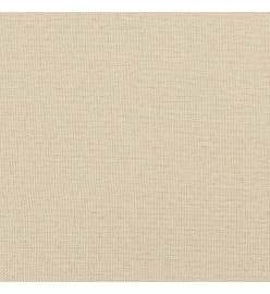 Lit de repos crème 80x200 cm tissu