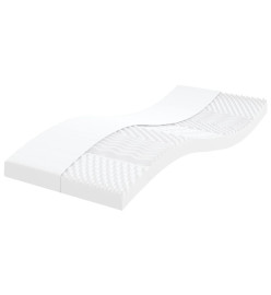 Lit de jour avec gigogne et matelas gris clair 100x200 cm tissu