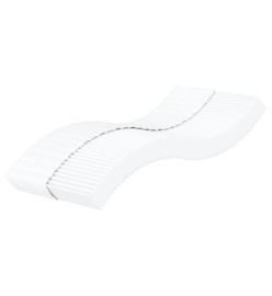 Lit de jour avec matelas gris clair 100x200 cm tissu