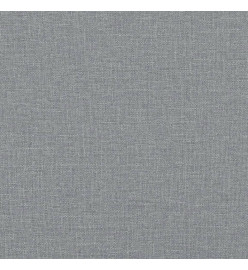 Lit de jour avec matelas gris clair 100x200 cm tissu