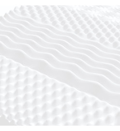 Lit de jour avec gigogne et matelas crème 100x200 cm tissu