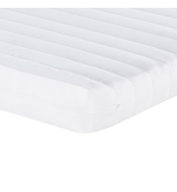 Lit de jour avec gigogne et matelas crème 100x200 cm tissu