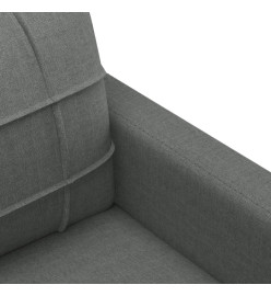 Fauteuil Gris foncé 60 cm Tissu