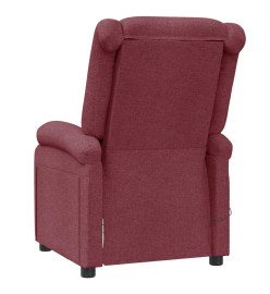 Fauteuil de massage Rouge bordeaux Tissu