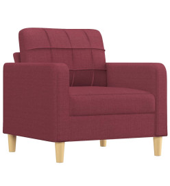 Fauteuil Rouge bordeaux 60 cm Tissu