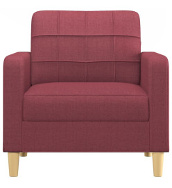 Fauteuil Rouge bordeaux 60 cm Tissu