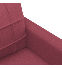 Fauteuil Rouge bordeaux 60 cm Tissu