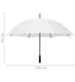 Parapluie Blanc 130 cm