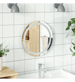 Miroir de salle de bain à LED 40 cm rond