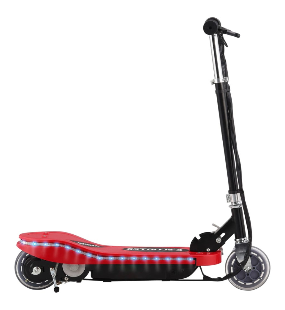 Trottinette électrique avec LED 120 W Rouge