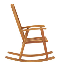 Chaise à bascule Bois d'acacia massif