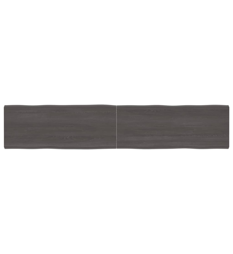 Dessus de table bois chêne massif traité bordure assortie