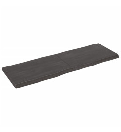 Dessus de table bois chêne massif traité bordure assortie