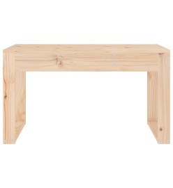 Banc de jardin 80x38x45 cm bois massif de pin