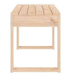 Banc de jardin 80x38x45 cm bois massif de pin