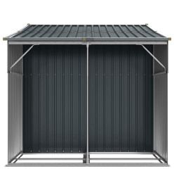 Abri de jardin anthracite 277x192,5x179 cm acier galvanisé