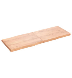 Dessus de table bois chêne massif traité bordure assortie