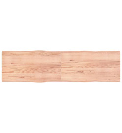 Dessus de table bois chêne massif traité bordure assortie