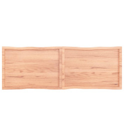 Dessus de table bois chêne massif traité bordure assortie