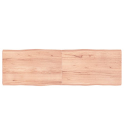 Dessus de table bois chêne massif traité bordure assortie