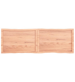 Dessus de table bois chêne massif traité bordure assortie