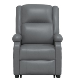 Fauteuil Gris Similicuir