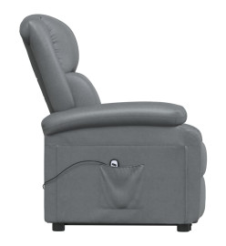 Fauteuil Gris Similicuir