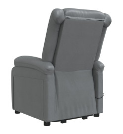 Fauteuil Gris Similicuir