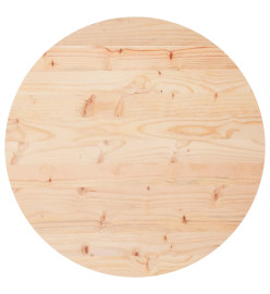 Dessus de table rond Ø60x3 cm bois de pin massif