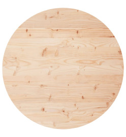 Dessus de table rond Ø80x3 cm bois de pin massif