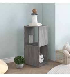 Armoire rotative Gris béton 34,5x34,5x75,5 cm Aggloméré