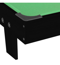 Mini table de billard 3 pieds 92x52x19 cm Noir et vert