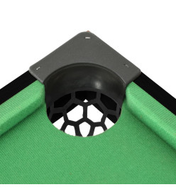 Mini table de billard 3 pieds 92x52x19 cm Noir et vert