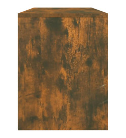 Tabouret de toilette Chêne fumé 70x35x45 cm Bois d'ingénierie