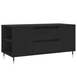Table basse noir 102x44,5x50 cm bois d'ingénierie