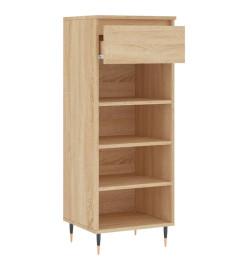 Armoire à chaussures Chêne sonoma 40x36x105cm Bois d'ingénierie