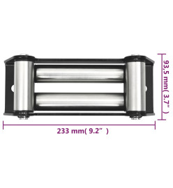 Guide-câble à 4 voies Acier 5000-6000 lbs