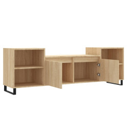 Meuble TV Chêne sonoma 160x35x55 cm Bois d'ingénierie