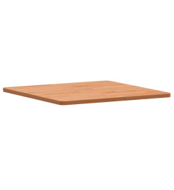 Dessus de table 50x50x1,5 cm carré bois massif de hêtre