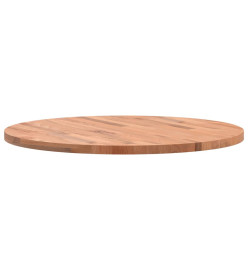 Dessus de table Ø70x2,5 cm rond bois massif de hêtre