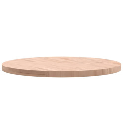 Dessus de table Ø80x4 cm rond bois massif de hêtre