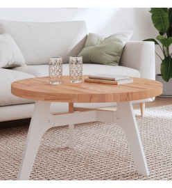 Dessus de table Ø80x4 cm rond bois massif de hêtre