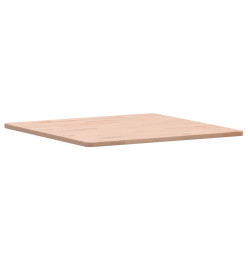 Dessus de table 60x60x1,5 cm carré bois massif de hêtre