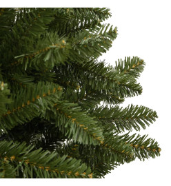 Sapin de Noël artificiel à charnières avec support vert 120 cm