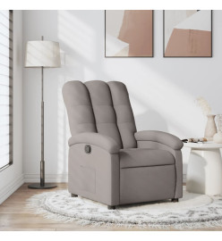 Fauteuil inclinable Taupe Tissu