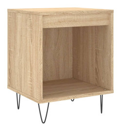 Table de chevet chêne sonoma 40x35x50 cm bois d’ingénierie