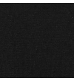 Cadre de lit avec tête de lit Noir 200x200 cm Tissu