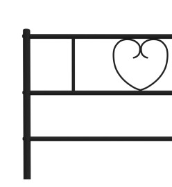 Tête de lit métal noir 150 cm