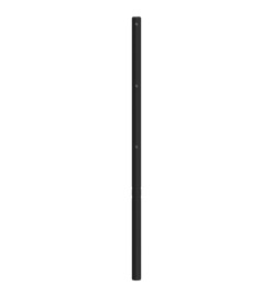 Tête de lit métal noir 75 cm